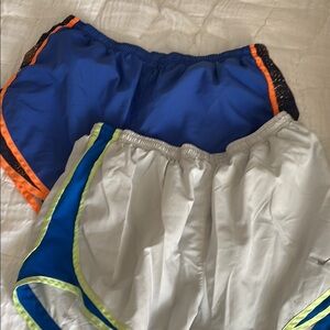 Nike Blue and Gray Athletic Shorts